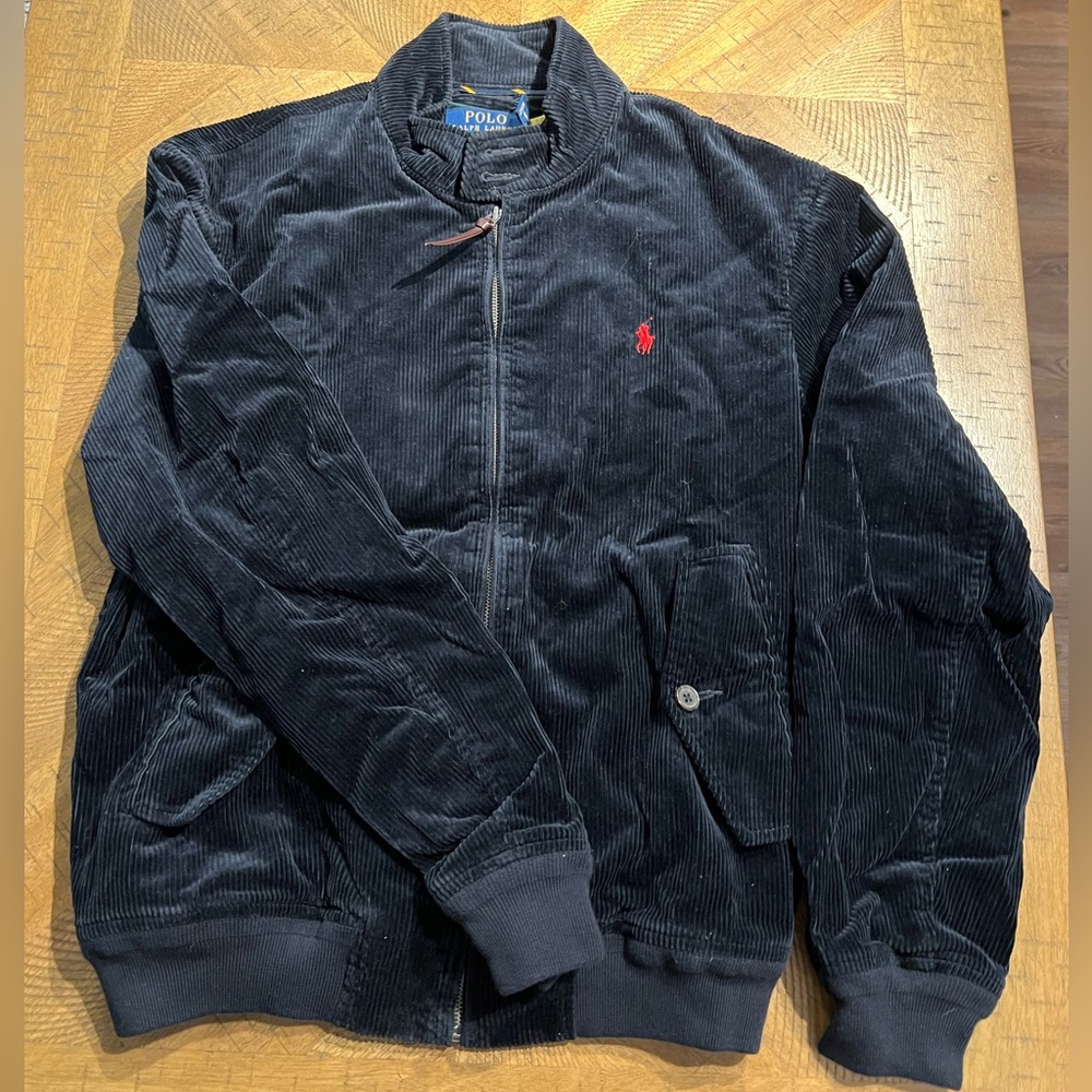 Polo by Ralph Lauren Dark Corduroy Bomber Jacket